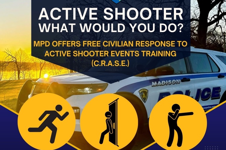 Flyer about CRASE Training - Avoid, Deny and Defend