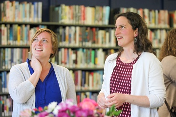 Two librarians.